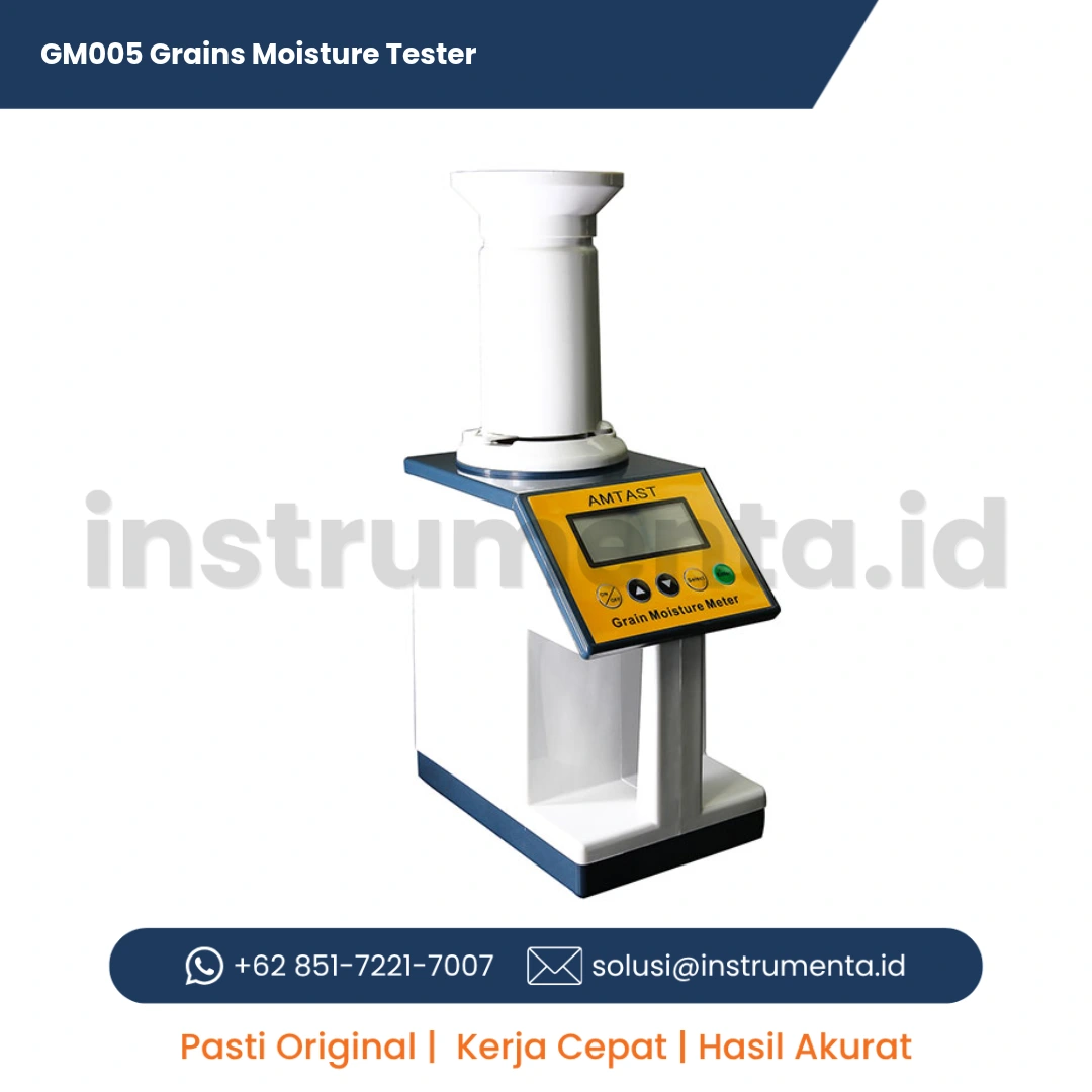 Official Supplier GM005 Grains Moisture Tester Alat Ukur Kadar Air Biji-bijian Digital Portabel Sensor Tusuk